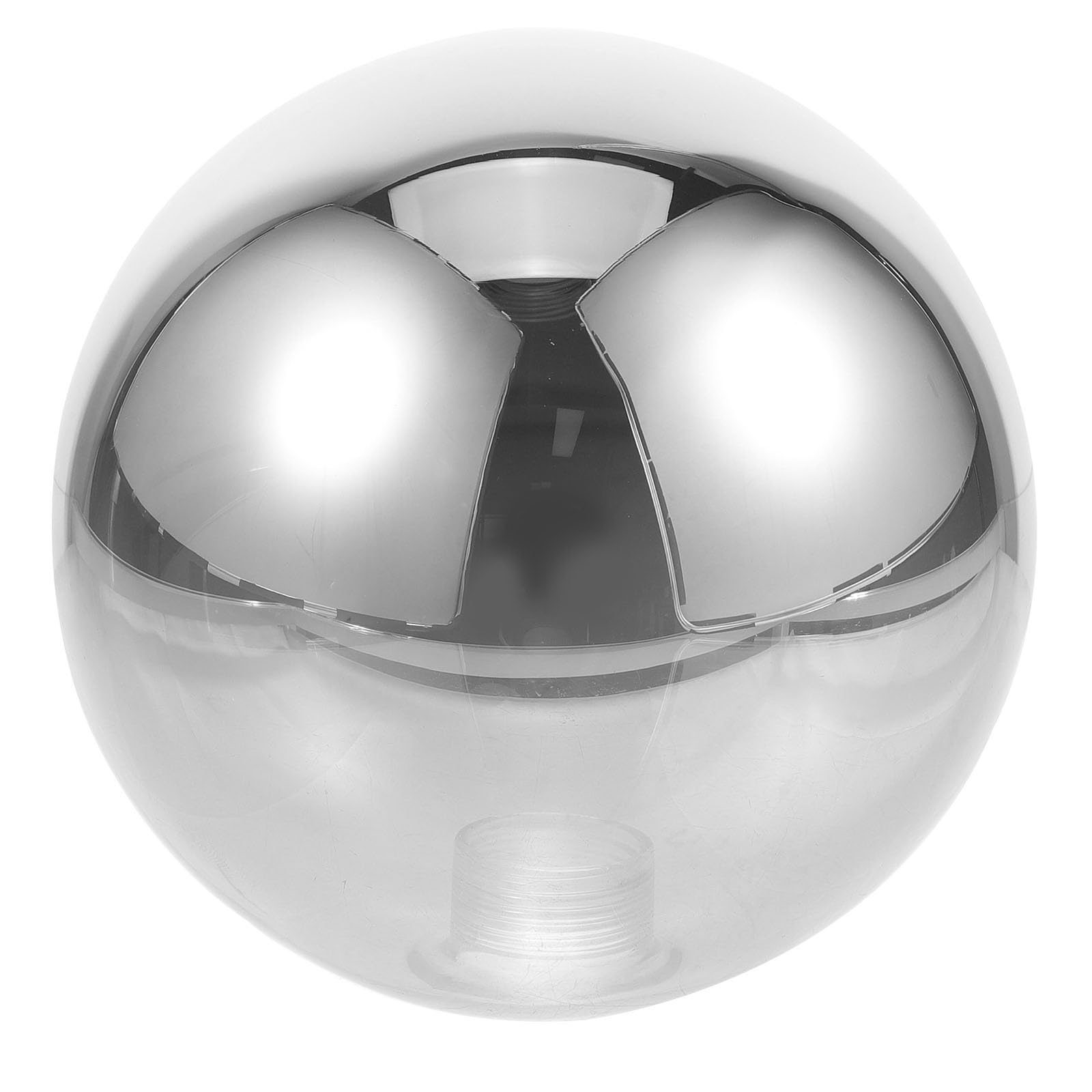 Veemoon G9 Globe Glass Lamp Shade 120mm Threaded Dome Lampshade, G9 Globe Round Glass Lampshade Covers for Pendant Lighting Chandeliers Wall Sconce