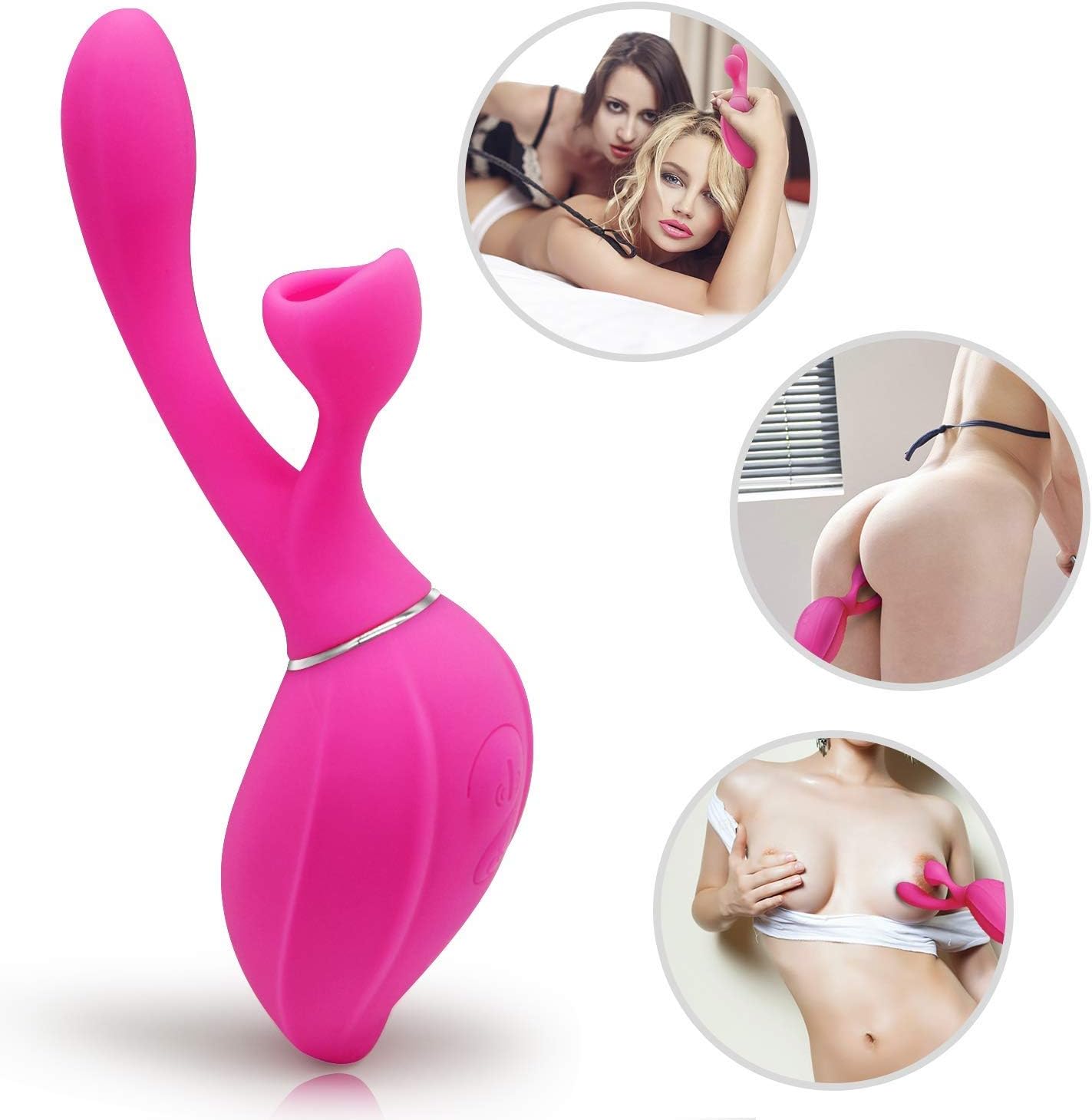 Portable Medical Silicone Waterproof Wand Ví-bratór 12 Speed