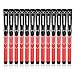 Champkey AVS Soft Golf Grips Golf Clubs Set of 13，Anti-Slip，Super Shock Absorption，Ultra-light Material，Stylish Colorful Visual Design (Red&Black, Midsize)