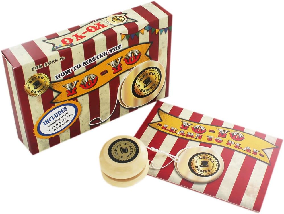 Robert Frederick Learn to Play Set with Book YO Vintage RED & White Stripe, Assorted, 30 x 10 x 4 cm