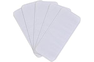 TDIAPERS Microfiber Cloth Diaper Inserts 3 Layers, Reusable and Absorbent,Pack of 5