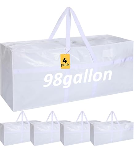 Amazon.com: Clysee 4 Pcs 66 Gallon Extra Large Moving Bags Heavy