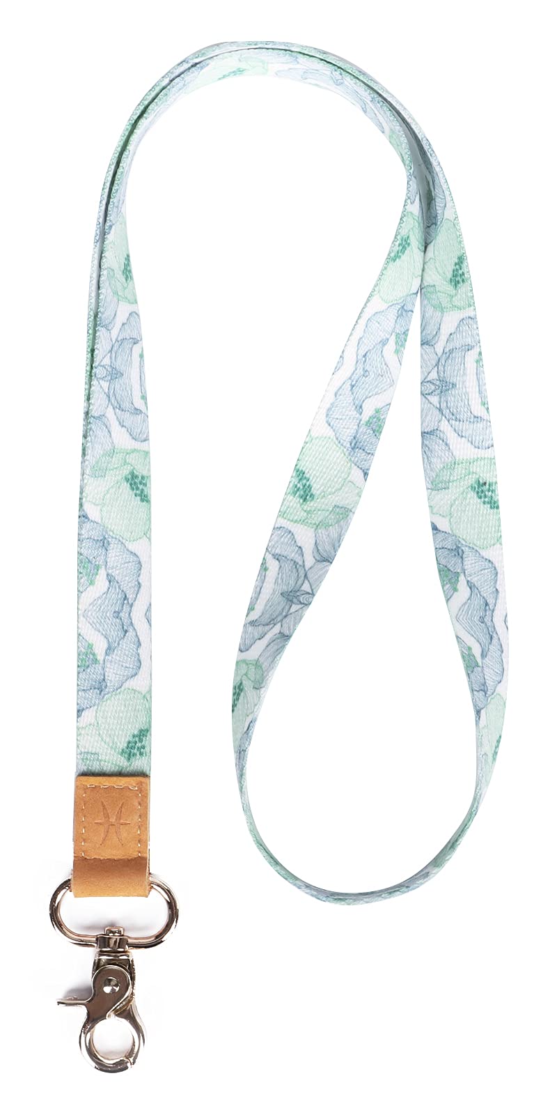 HEZEN Cool Lanyards,Neck Strap Key Chain Holder, Neck Lanyards for Keys,Wallets and ID Badge Holders (Flower C) โ image 1