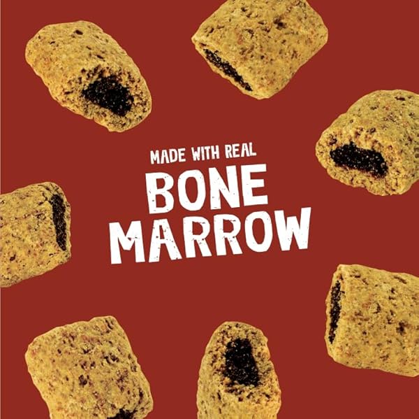 BLUE DOG BAKERY MARROWBAKES SNACKS | SMALL, CRUNCHY BEEF FLAVOR TREAT | NATURAL HEALTHY DOG TREATS, 12 OZ (PACK OF 1)