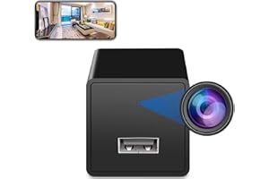 Keslom Wireless Smart Spy USB Charger 1080P Home Hidden Baby Monitor Surveillance Camera Detector Home WiFi Security Video Nanny Camera Motion Detection Remote View