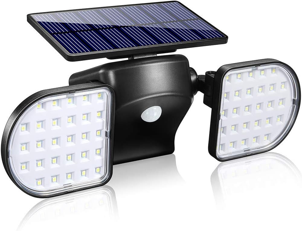 WENKAI Luces solares para exteriores, 56 luces LED solares