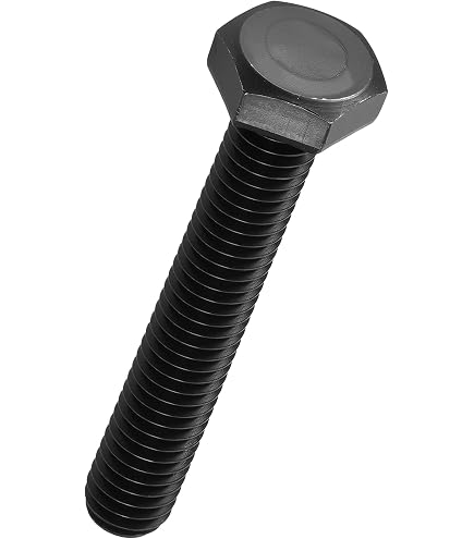 Lot 50 Vis M2x40mm Uxcell – Tête Hexagonale Moletée, Acier Allié Noir, Grade 14.9