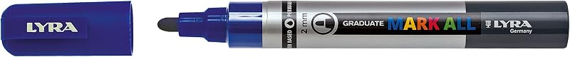 Rotulador permanente azul, blíster, 1 unidad
