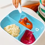 Munchkin Splash 4 Piece Toddler Plate & Bowl Dining Set Blue/Green view 6
