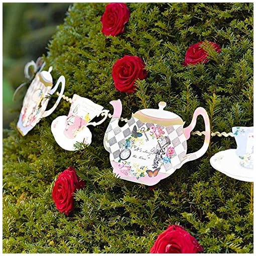 Talking Tables Alice In Wonderland Tea Party Bunting Alicein