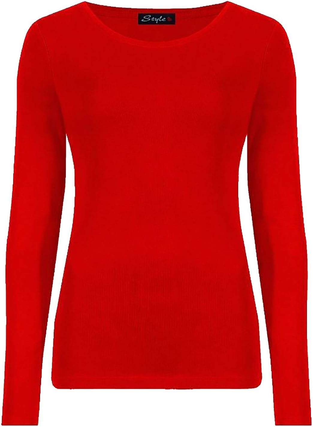red long sleeve tee