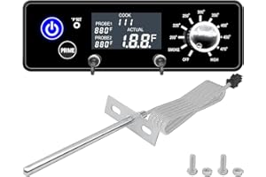Banbitebq Upgraded AC03P9 PB1100PS1-A003 PID Replacement Digital Thermostat Control Board for Pit Boss Grills – Fits PB440D2, PB1150G, PB850G, PB550G, PB820, Pro 1100, with 1 RTD Temperature Probe