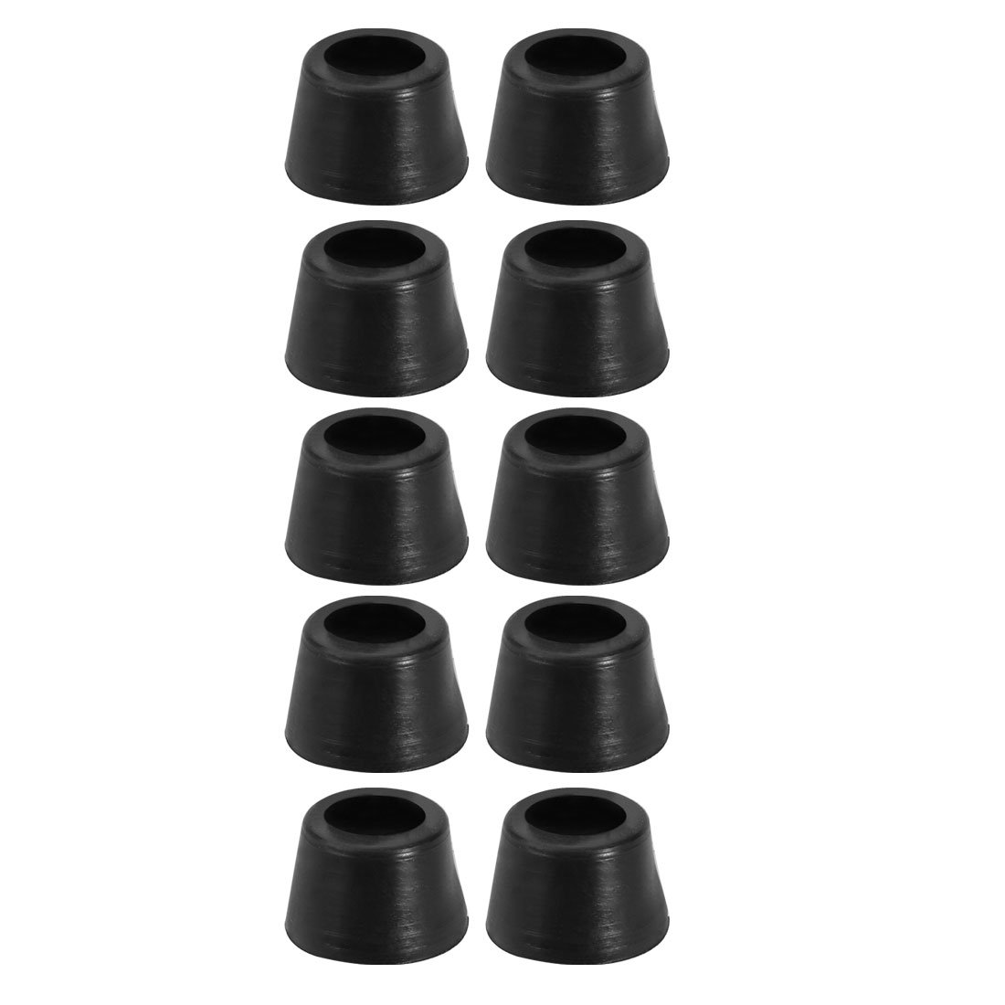 Sourcingmap 10 Pcs 10mm Height 15mm Dia Rubber Bumper Block for Door Windows Sliding Glass