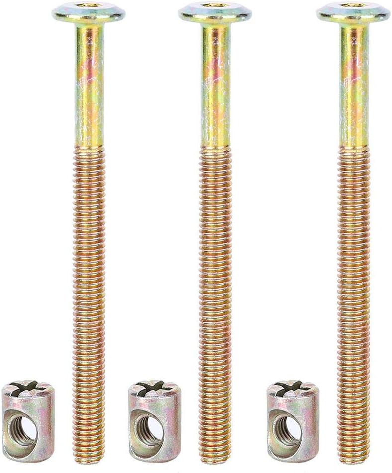 M6 Furniture Bolt Set 90mm, Hex Socket Head Cap Screws with Barrel Nuts - Image 5