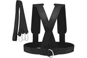 RNXRZANK Sled Pull Harness Training Device Resistance Band Resistance and Support Harness Pull Belt, for 100kg