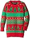 Alex Stevens Boys' Dinosaur Fair Isle Ugly Christmas Sweater