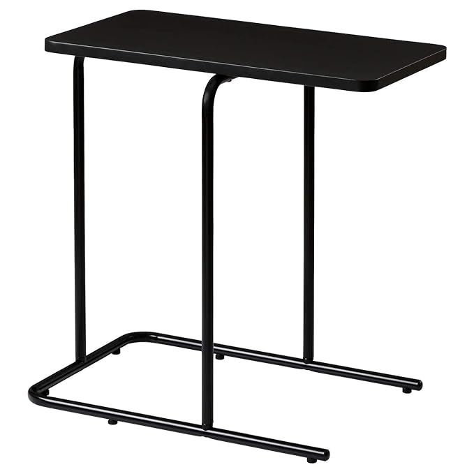 Ikea RIAN Black Side Table,50x30 cm (19 5/8x11 3/4") Amazon.in Home