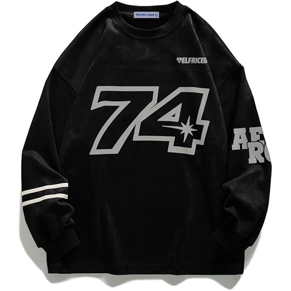 Aelfric Eden Oversized Crewneck Sweatshirts for Men Red