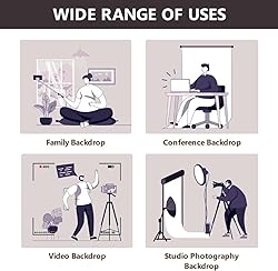 Kate 6.5x10ft Light Grey Photo Backdrops Gray White