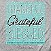 Cherished Girl Women's Thankful Grateful Blessed T-Shirt - Grey -XL
