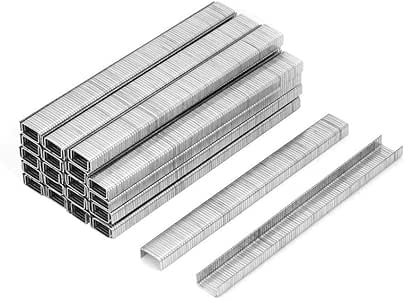 U-Shaped Staples, 3800PCS Code U-Shaped Nails for Pneumatic Electric