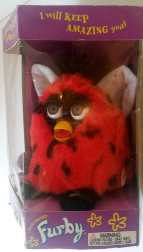 red and black furby