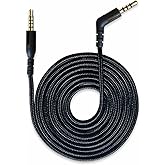 QJYTH Replacement 1.5 m Cable Compatible with Arctis Nova Pro / 7 Headset | Compatible with SteelSeries Arctis Nova Pro / 7 Headset (1.5m, Black)