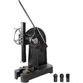 VEVOR 3 Ton Ratchet Type Arbor Press, Ratchet Leverage Arbor Press with Handwheel, 12.2" Maximum Height, Cast Iron Manual Desktop Punch Press, for Stamping, Bending, Stretching, Formin