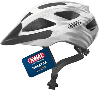 ABUS Macator Road Bike Helmet Unisex Adjustable Visor Pigtail Friendly