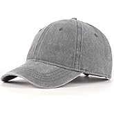 XXL Baseball Cap For Big Heads, Soft Crown Washed Dad Hat, Oversized Denim Cap For Men Women Golf, Travel, Daily Wear