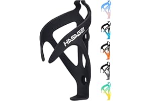 HASAGEI Bike Water Bottle Holder, Durable Non-Slip Lightweight Universal Bicycle Bottle Cage for Mountain/Road Cycling Accessories