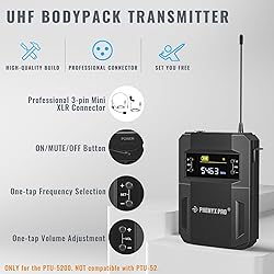 Phenyx Pro Wireless Microphone System, 4-Channel