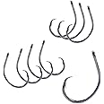 Mustad Classic 39944 Standard Wire Demon Perfect in Line Wide Gap Circle Hook | Saltwater Freshwater Hooks for Tuna, Catfish, Bass and More