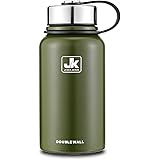 JK Wide Mouth Vacuum Insulated Stainless Steel Water Bottle