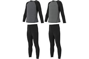 Essenclo Boys Compression Pants and Youth Athletic Shirts Set 4 Piece Base Layer Gear for Kids Sports, Football, Soccer