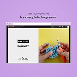 The Woobles Beginners Crochet Kit with Easy Peasy