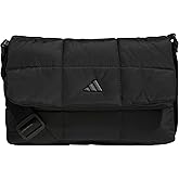 adidas Unisex Quilted Crossbody Bag – Soft Cushioned Puffer Purse, Foldover