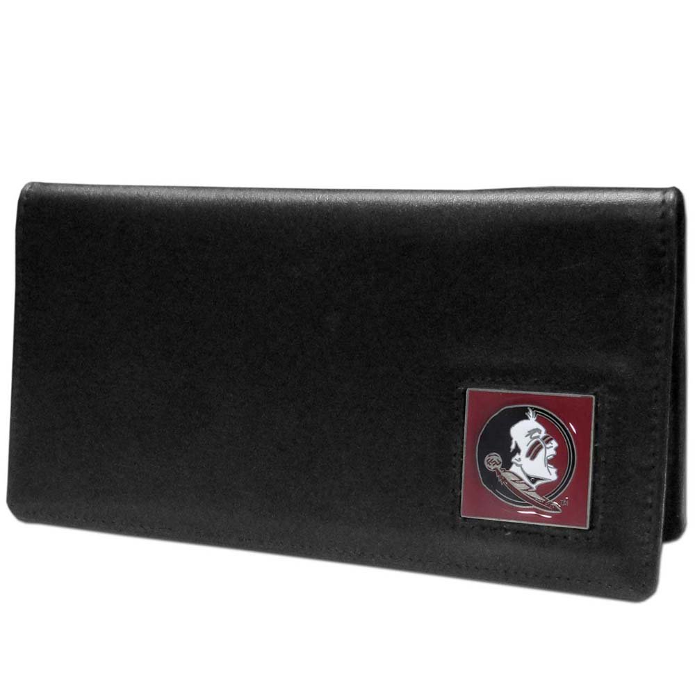 Siskiyou Sports NCAA Fan Shop Florida State Seminoles Leather Checkbook Cover One Size Black