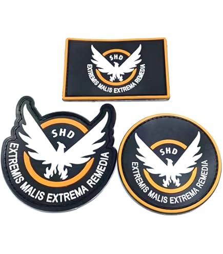 Amazon.com: LAD Studio The Division SHD Logo Distressed Orange