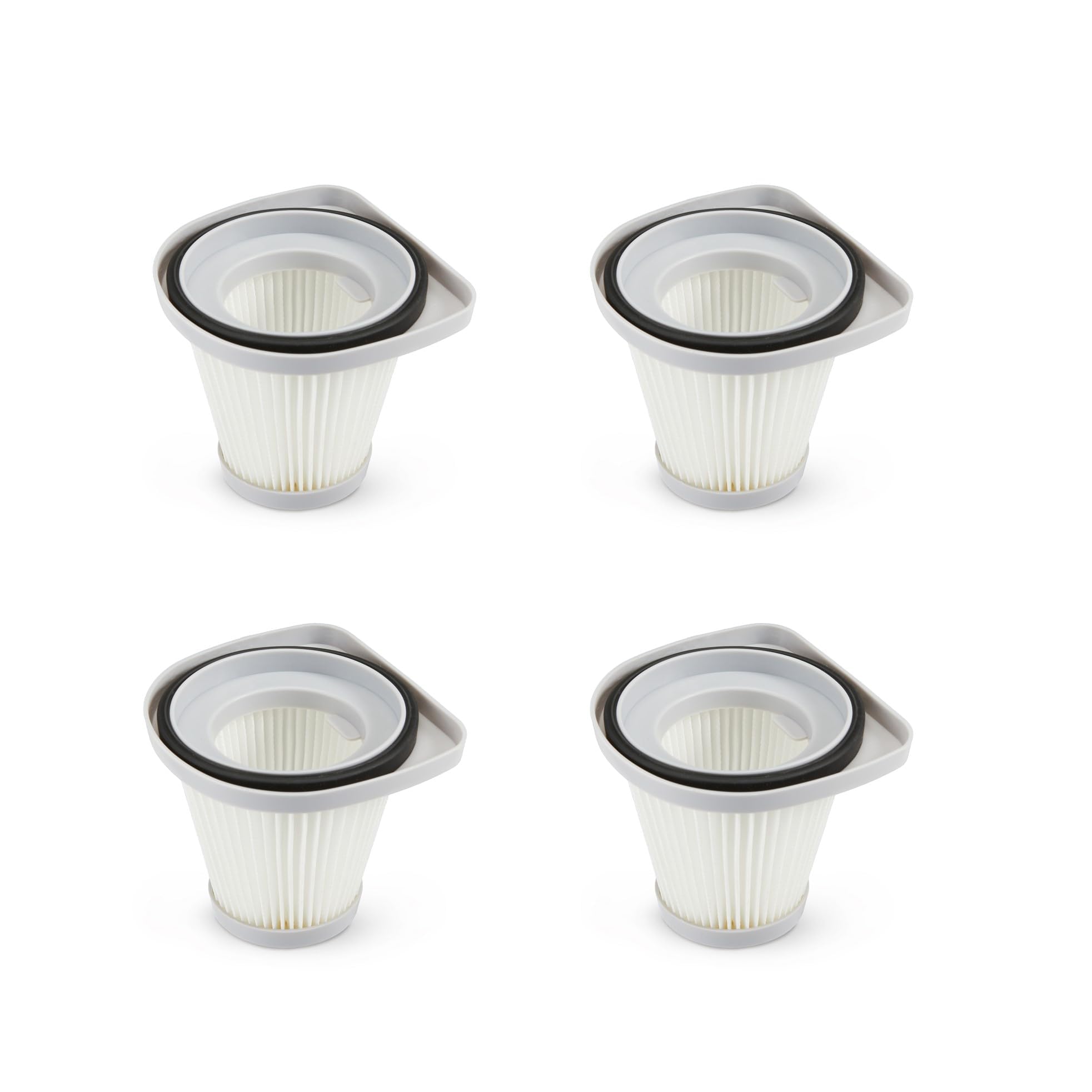 Photo 1 of Amazon Basics Washable Replacement Filters 2-in-1 Corded Stick Vacuum Cleaner ONLY (not for Other Models), HEPA, Pack of 4, White