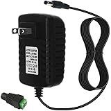 ALITOVE 5V 3A 15W AC 100V~240V to DC Power Supply Adapter Converter Charger 5.5x2.1mm Plug for WS2812B WS2811 WS2801 SK6812 LED Pixel Strip Light CCTV Camera Security System Computer Project
