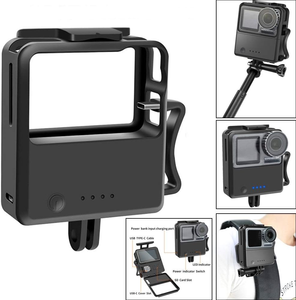 LLJEkieee Power Bank for DJI OSMO Action Camera 2600mAh Quick Charge Portable Charging