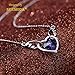 NEEMODA Crystal Heart Pendant Necklace for Girls Jewelry Gifts for Her
