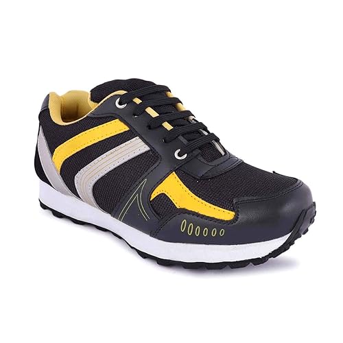 leather jogging shoes