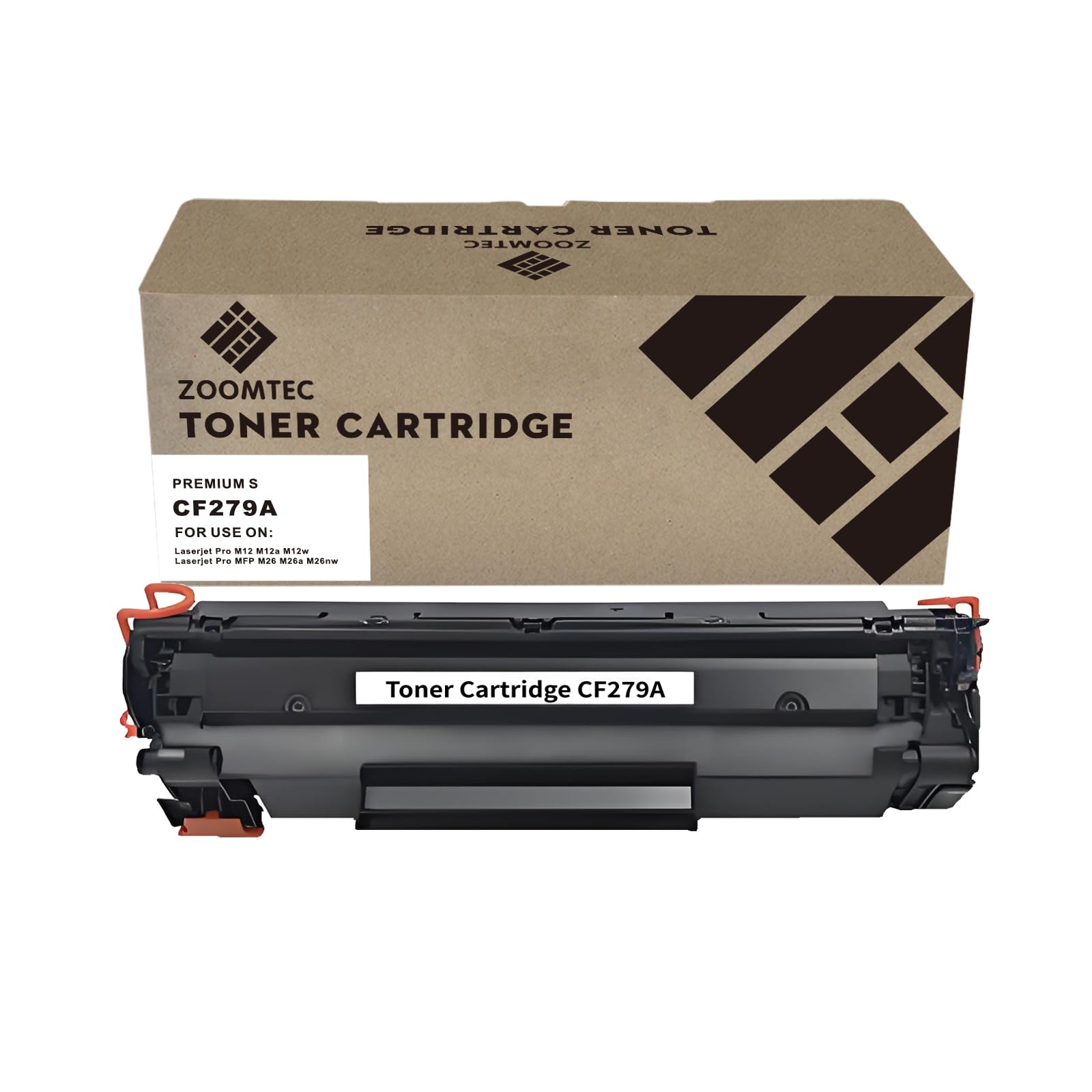 ZOOMTEC 79A CF279A Black Toner Cartridges Compatible for HP Laserjet Pro M12a M12w MFP M26a M26nw, Black (Pack of 1)
