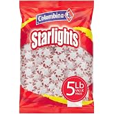Colombina Starlight Mints Hard Peppermint Candy, Individually Wrapped, Peppermint Flavor, 430 Count (80 oz)