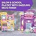 Littlest Pet Shop Prep 'n Party Double Playset Toy, Sparkle Deco, Includes Fan-Voted Pet, Ages 4 and Up