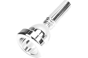Trombone Mouthpiece Large Shank 12.7mm Brass Professional Grade Mouthpiece for Tenor Trombone Baritone Euphonium Instruments(