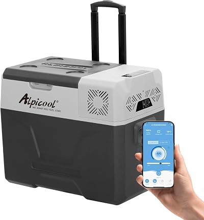 Alpicool CX40 40L Portable Car Refrigerator Freezer 12V DC with Telescopic