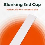 Home.smart UPVC Blanking End Cap 300mm Square Edge Fascia Window Board Trim view 6